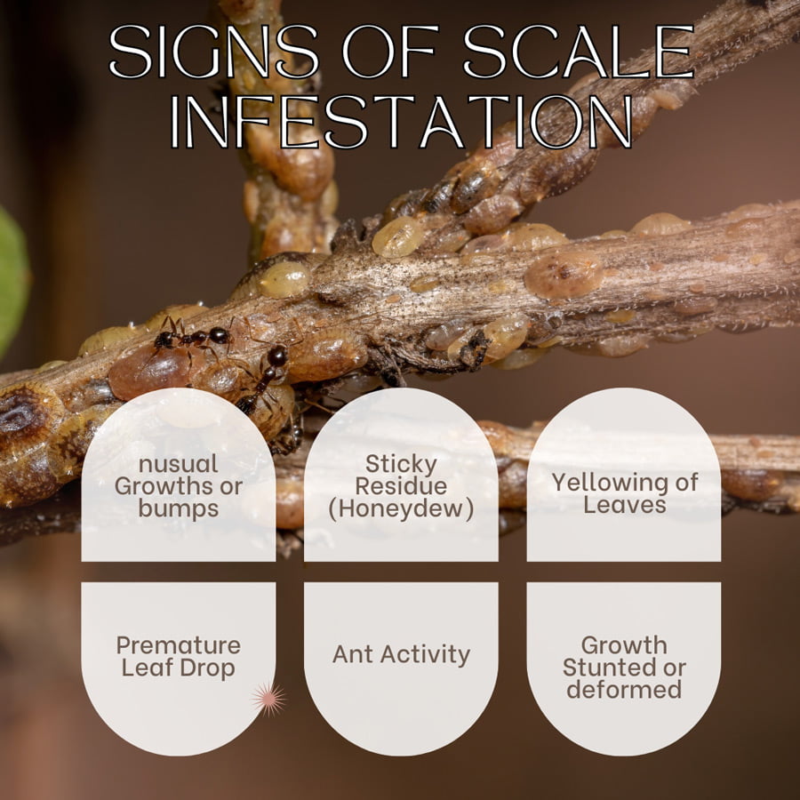 Signs of Scale Infestation